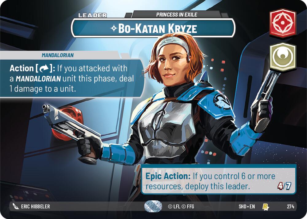 Bo-Katan Kryze - Princess in Exile (Showcase) (274) [Shadows of the Galaxy] | Grognard Games