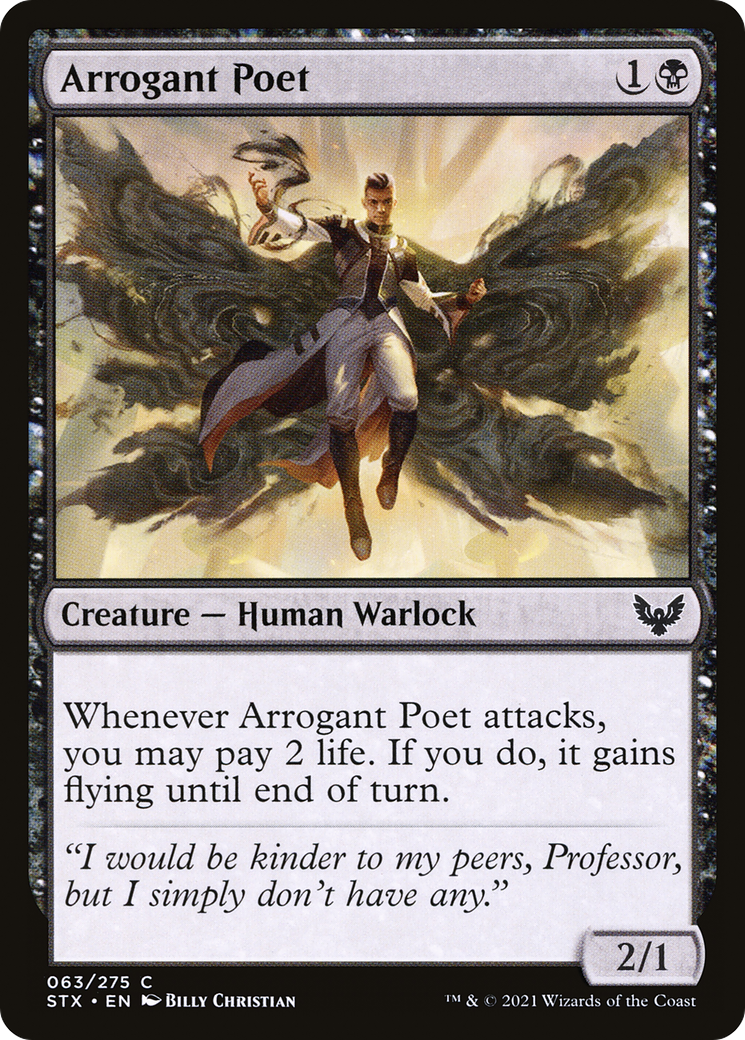 Arrogant Poet [Strixhaven: School of Mages] | Grognard Games