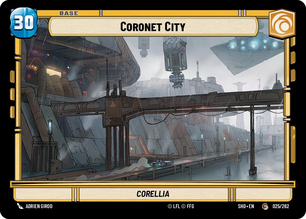 Coronet City // Experience (025 // T01) [Shadows of the Galaxy] | Grognard Games