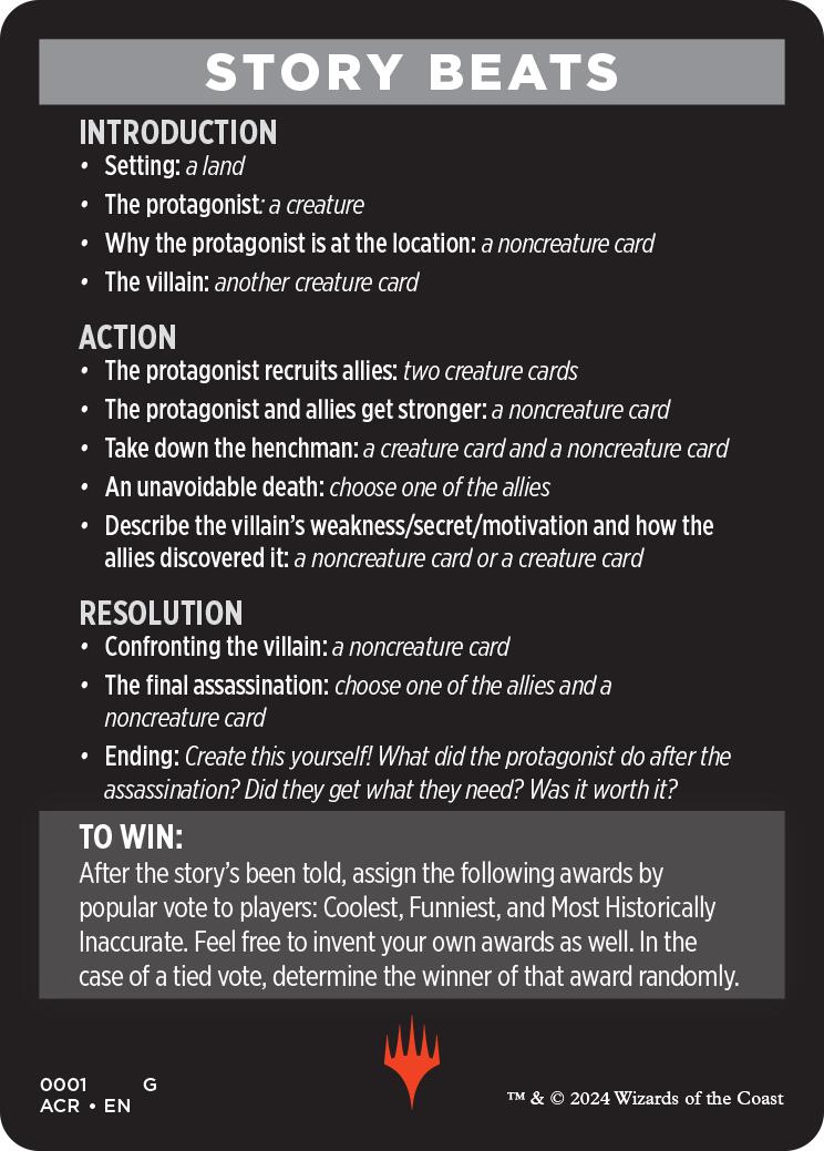 Into The Story: Assassin Edition (Magic Minigame) [Assassin's Creed Minigame] | Grognard Games