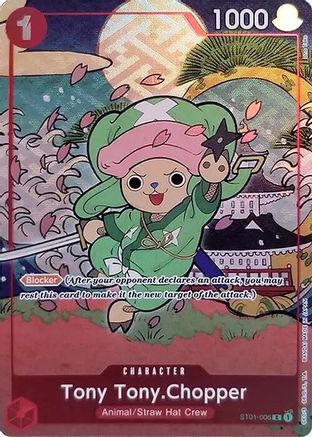 Tony Tony.Chopper (English Version 1st Anniversary Set) (ST01-006) - One Piece Promotion Cards Foil | Grognard Games