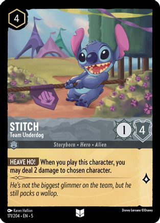 Stitch - Team Underdog (171/204) [Shimmering Skies] | Grognard Games