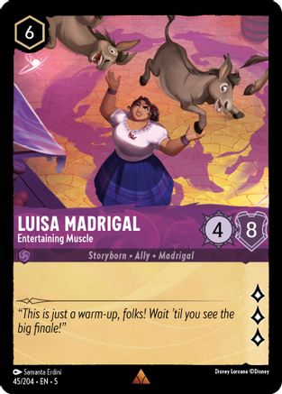 Luisa Madrigal - Entertaining Muscle (45/204) [Shimmering Skies] | Grognard Games