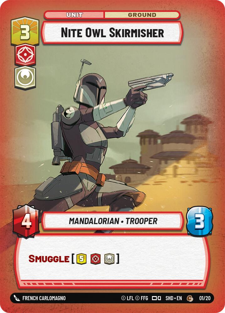 Nite Owl Skirmisher (01/20) [Shadows of the Galaxy: Weekly Play] | Grognard Games