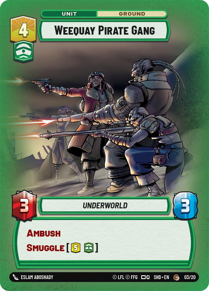 Weequay Pirate Gang (03/20) [Shadows of the Galaxy: Weekly Play] | Grognard Games