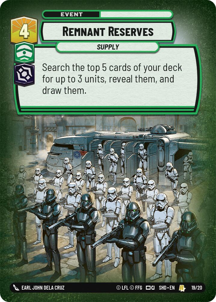 Remnant Reserves (19/20) [Shadows of the Galaxy: Weekly Play] | Grognard Games