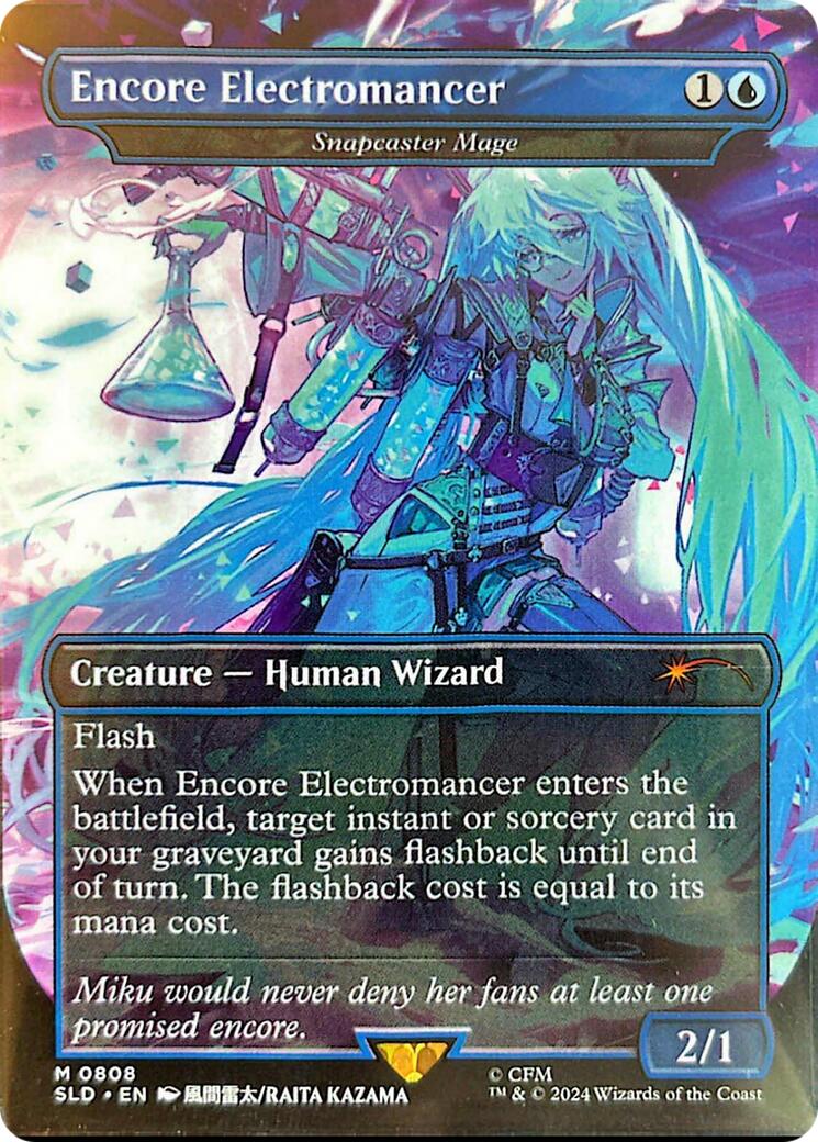 Encore Electromancer - Snapcaster Mage (Rainbow Foil) [Secret Lair Drop Series] | Grognard Games