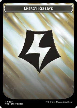 Energy Reserve (Ripple Foil) // Servo Double-Sided Token (MH3-36 // 33) - Modern Horizons 3 Foil | Grognard Games
