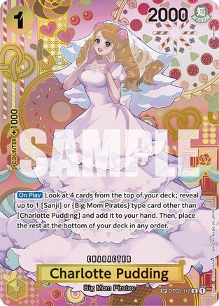 Charlotte Pudding (SP) (OP03-112) - Two Legends Foil | Grognard Games