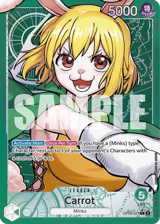Carrot (021) (Parallel) (OP08-021) - Two Legends Foil | Grognard Games