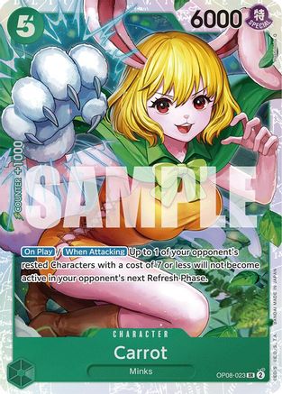 Carrot (023) (OP08-023) - Two Legends Foil | Grognard Games