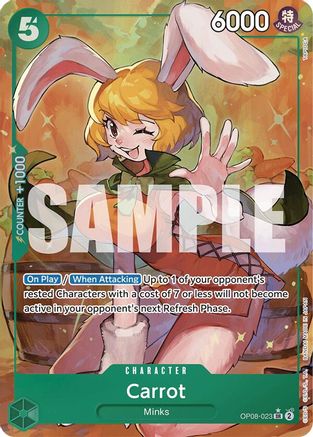 Carrot (023) (Parallel) (OP08-023) - Two Legends Foil | Grognard Games