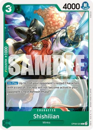 Shishilian (OP08-025) - Two Legends | Grognard Games
