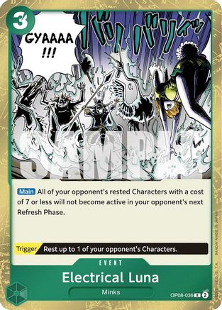 Electrical Luna (OP08-036) - Two Legends Foil | Grognard Games