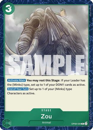 Zou (OP08-039) - Two Legends Foil | Grognard Games