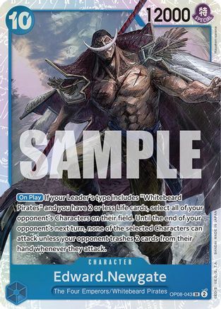 Edward.Newgate (OP08-043) - Two Legends Foil | Grognard Games