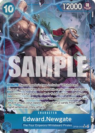 Edward.Newgate (Parallel) (OP08-043) - Two Legends Foil | Grognard Games