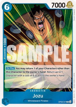 Jozu (OP08-047) - Two Legends Foil | Grognard Games