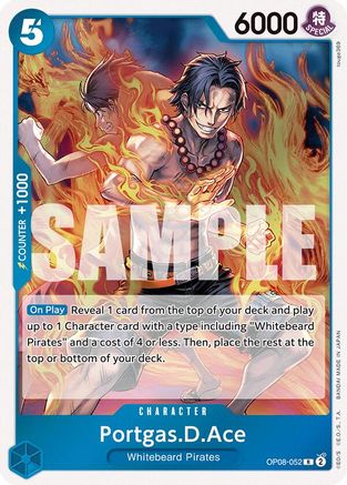 Portgas.D.Ace (OP08-052) - Two Legends Foil | Grognard Games