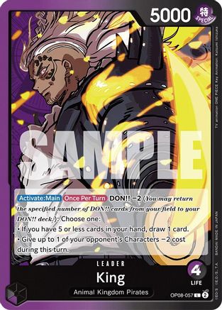 King (057) (OP08-057) - Two Legends | Grognard Games
