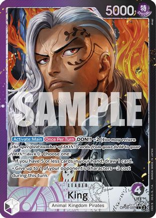 King (057) (Parallel) (OP08-057) - Two Legends Foil | Grognard Games
