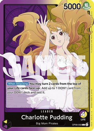 Charlotte Pudding (058) (OP08-058) - Two Legends | Grognard Games