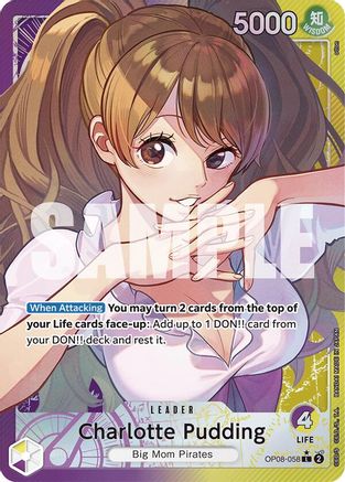 Charlotte Pudding (058) (Parallel) (OP08-058) - Two Legends Foil | Grognard Games