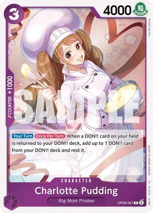 Charlotte Pudding (067) (OP08-067) - Two Legends Foil | Grognard Games