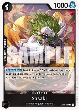 Sasaki (OP08-082) - Two Legends Foil | Grognard Games
