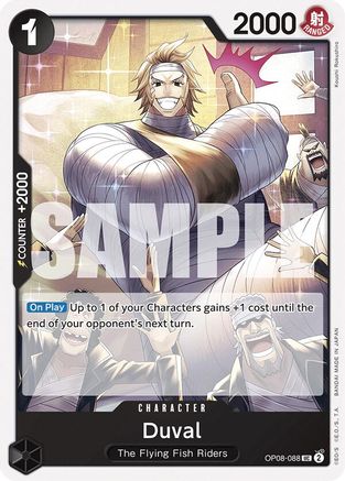 Duval (OP08-088) - Two Legends | Grognard Games