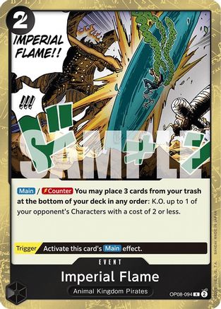 Imperial Flame (OP08-094) - Two Legends Foil | Grognard Games