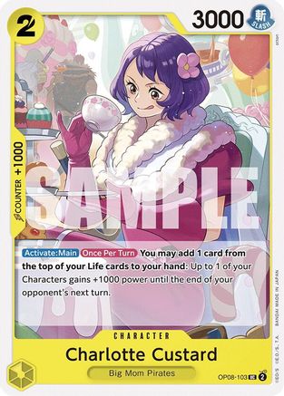 Charlotte Custard (OP08-103) - Two Legends | Grognard Games