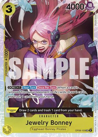Jewelry Bonney (OP08-105) - Two Legends Foil | Grognard Games