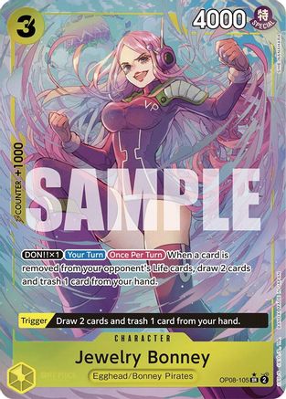 Jewelry Bonney (Parallel) (OP08-105) - Two Legends Foil | Grognard Games