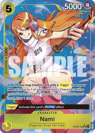 Nami (Parallel) (OP08-106) - Two Legends Foil | Grognard Games