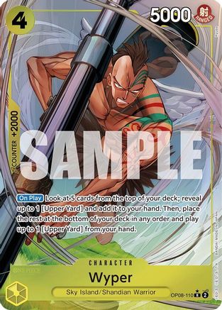 Wyper (Parallel) (OP08-110) - Two Legends Foil | Grognard Games