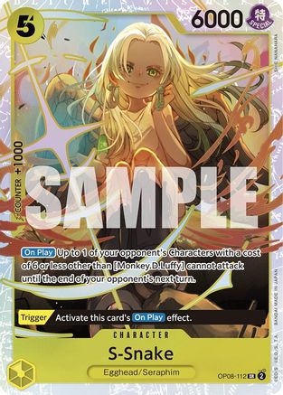 S-Snake (OP08-112) - Two Legends Foil | Grognard Games