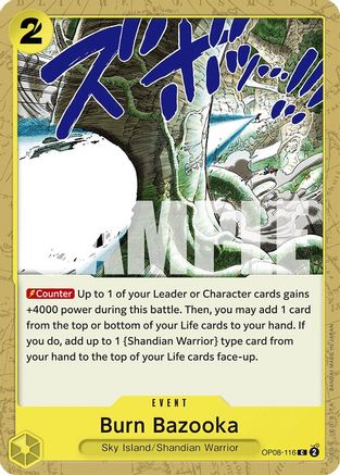 Burn Bazooka (OP08-116) - Two Legends | Grognard Games