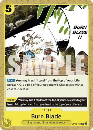 Burn Blade (OP08-117) - Two Legends | Grognard Games