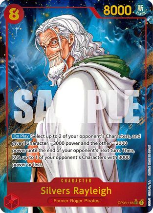 Silvers Rayleigh (Parallel) (OP08-118) - Two Legends Foil | Grognard Games