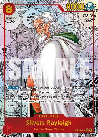 Silvers Rayleigh (Parallel) (Manga) (OP08-118) - Two Legends Foil | Grognard Games
