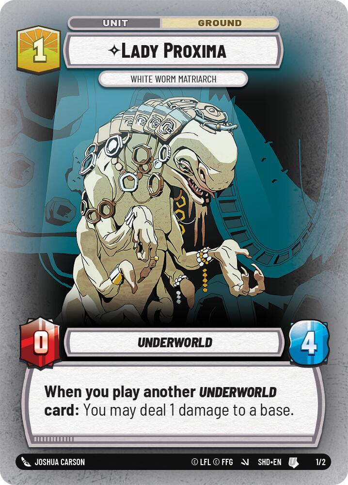 Lady Proxima - White Worm Matriarch (1/2) (1/2) [Store Showdown Promos] | Grognard Games