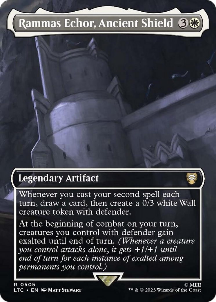 Rammas Echor, Ancient Shield (Borderless) [The Lord of the Rings: Tales of Middle-Earth Commander] | Grognard Games
