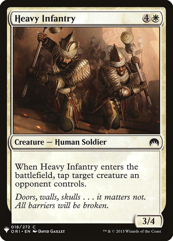 Heavy Infantry [Mystery Booster] | Grognard Games