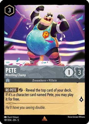 Pete - Wrestling Champ (187/204) [Shimmering Skies] | Grognard Games