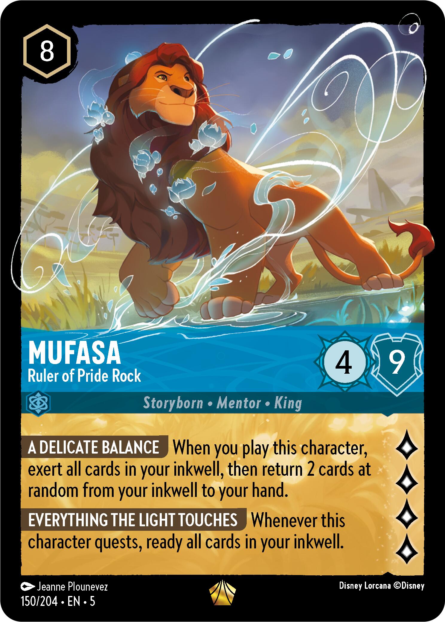 Mufasa - Ruler of Pride Rock (150/204) [Shimmering Skies] | Grognard Games