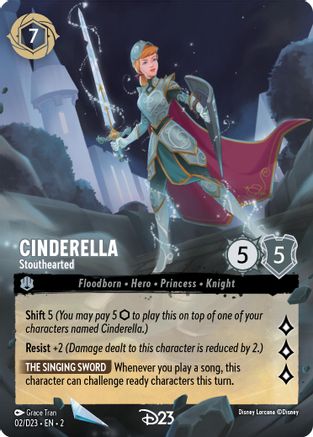 Cinderella - Stouthearted (2) [D23 Promos] | Grognard Games