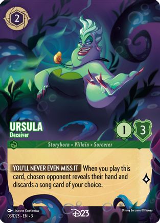Ursula - Deceiver (3) [D23 Promos] | Grognard Games