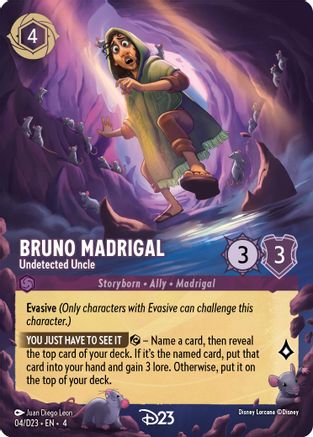 Bruno Madrigal - Undetected Uncle (4) [D23 Promos] | Grognard Games