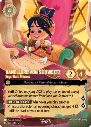 Vanellope von Schweetz - Sugar Rush Princess (5) [D23 Promos] | Grognard Games